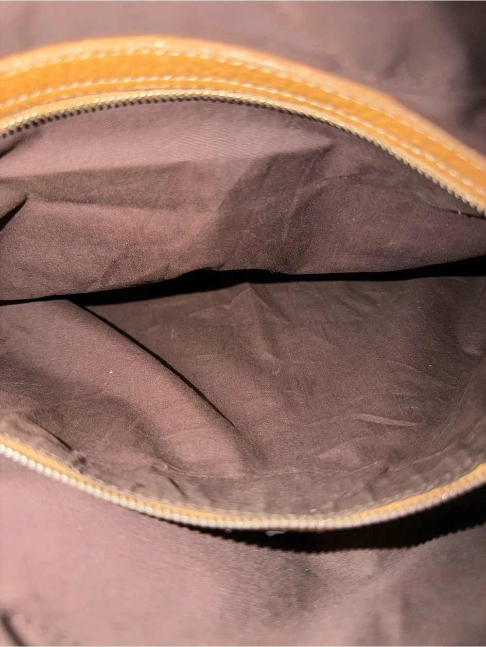 Tod’s Miky Gommino Tan Pebbled Leather Hobo Shoulder Bag - Made in Italy - Picture 6 of 9